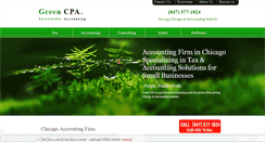 Desktop Screenshot of greencpallc.com