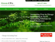 Tablet Screenshot of greencpallc.com